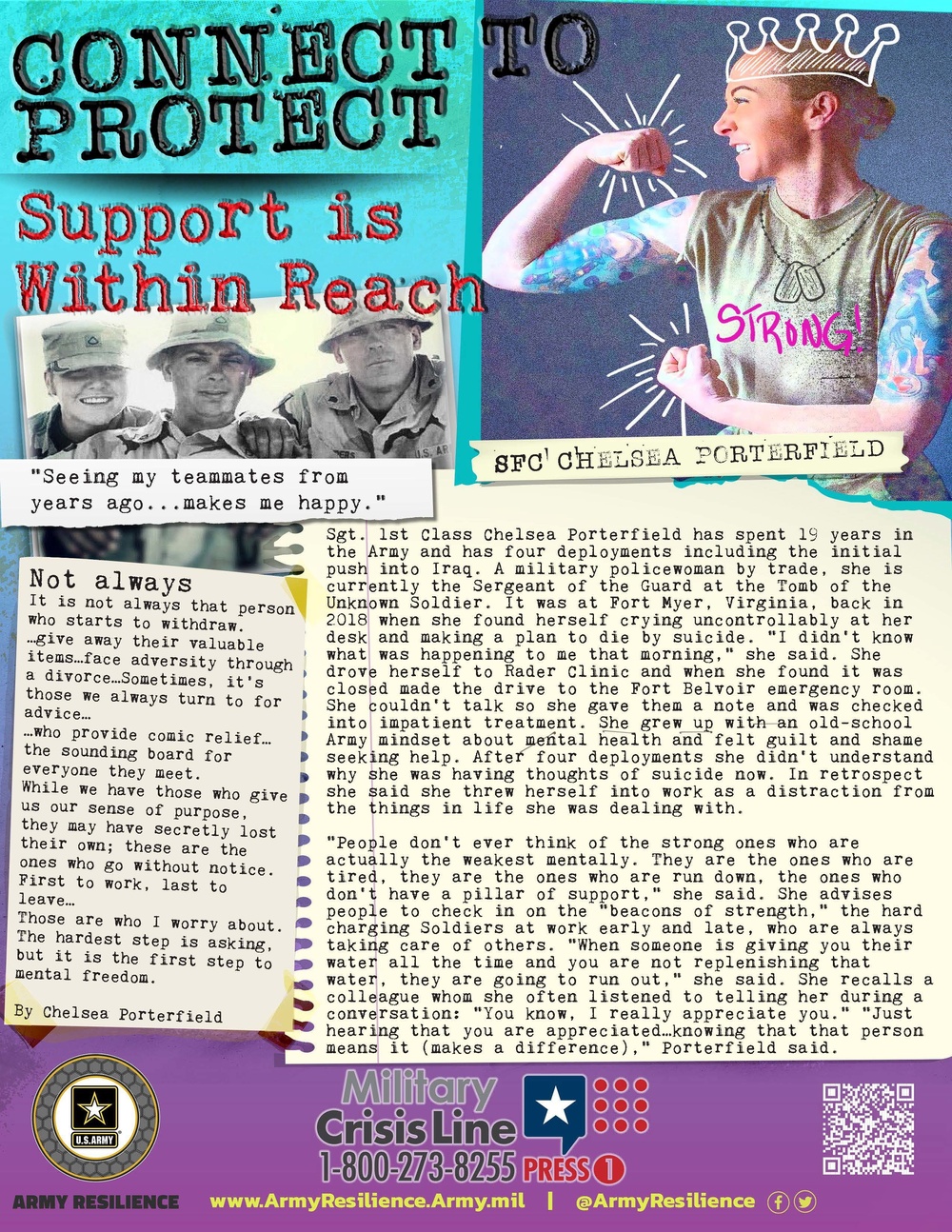 CONNECT TO PROTECT for suicide prevention: SUPPORT IS WITHIN REACH