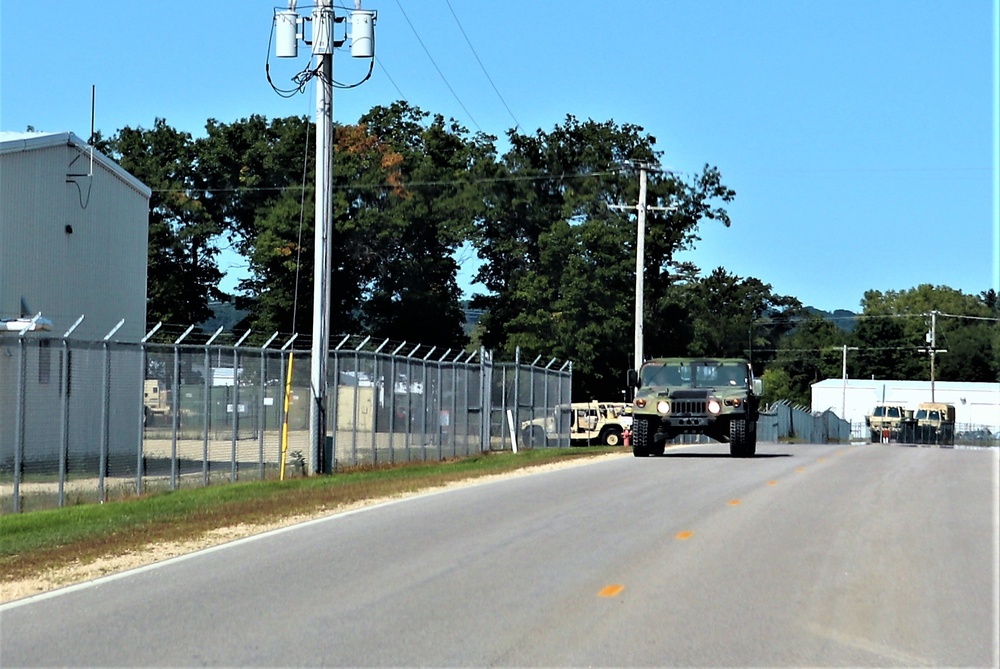 September 2021 training operations at Fort McCoy