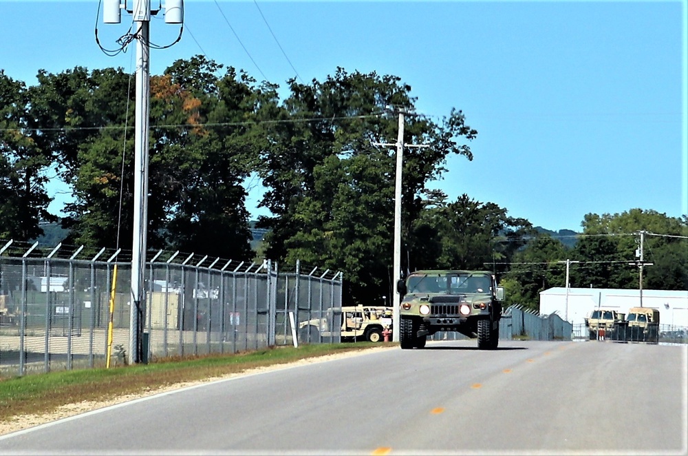 September 2021 training operations at Fort McCoy