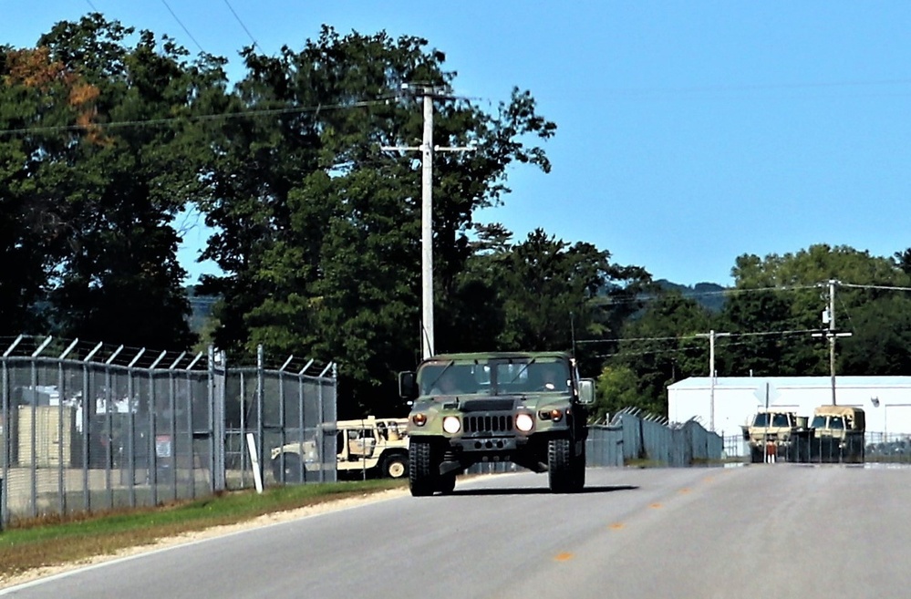 September 2021 training operations at Fort McCoy