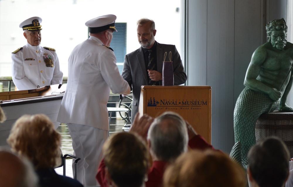 Naval Museum hosts a retirement ceremony