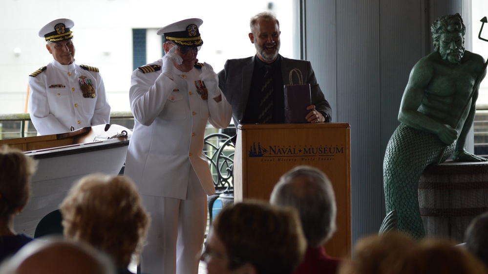 Naval Museum hosts a retirement ceremony