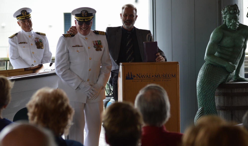 Naval Museum hosts a retirement ceremony