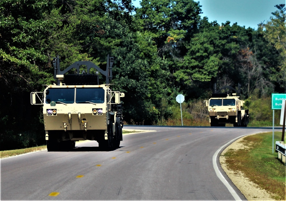 September 2021 training operations at Fort McCoy