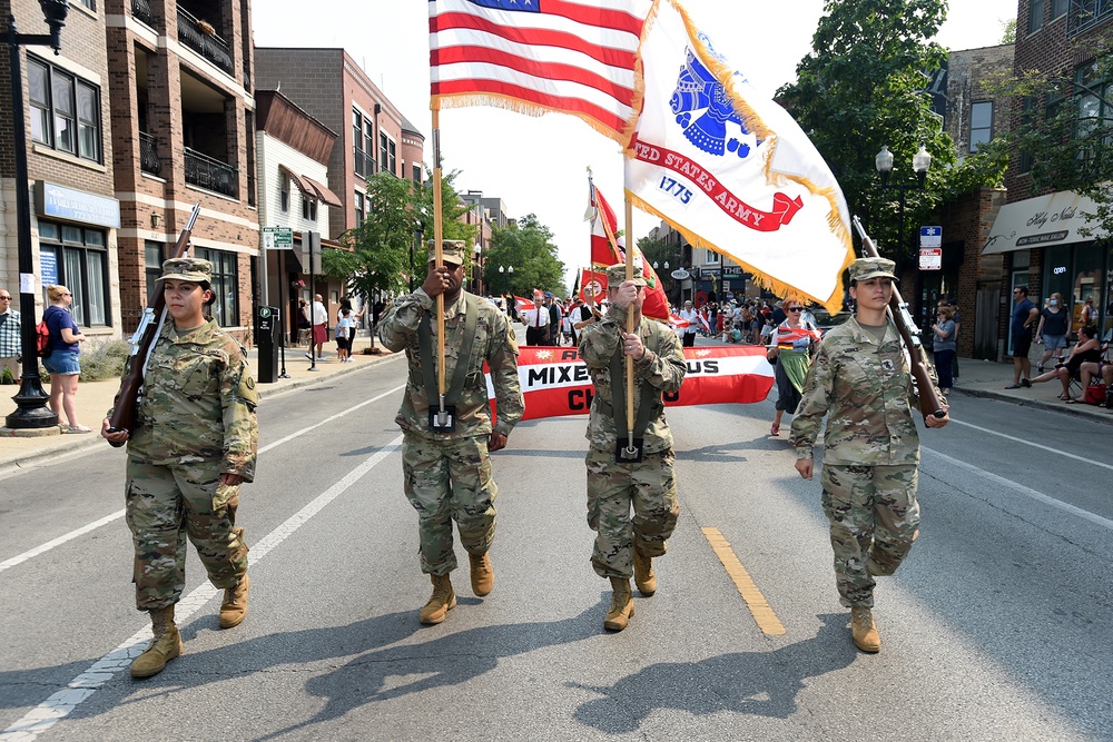 Chicago’s 2021 Steuben Parade honors U.S. Army Reserve Soldier