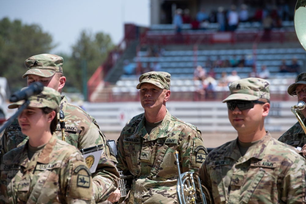 Cheyenne Frontier Days celebrates Military Monday at the rodeo