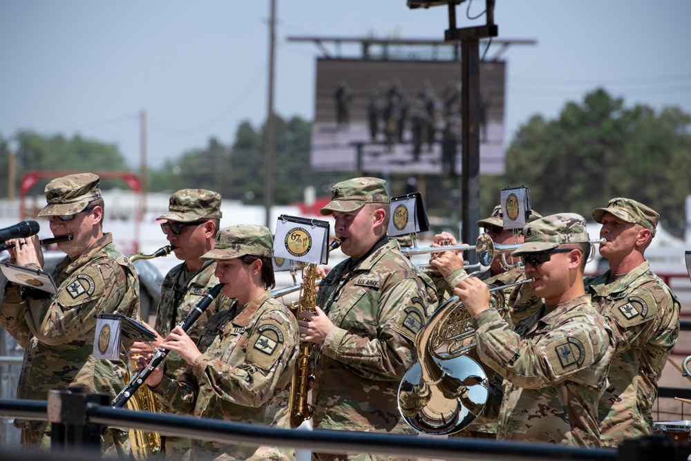 Cheyenne Frontier Days celebrates Military Monday at the rodeo