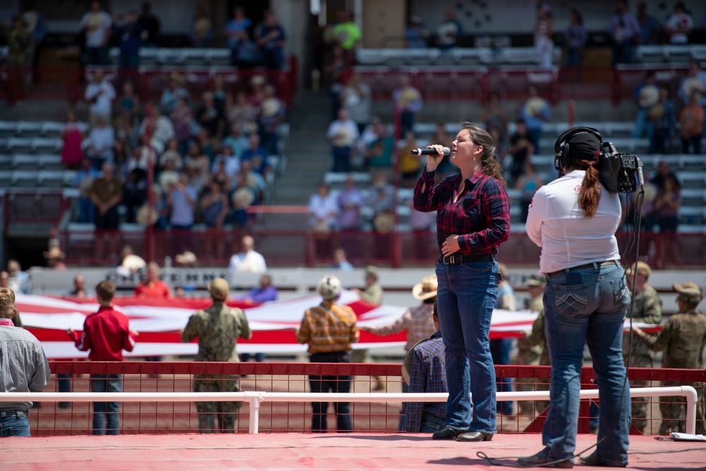 Cheyenne Frontier Days celebrates Military Monday at the rodeo