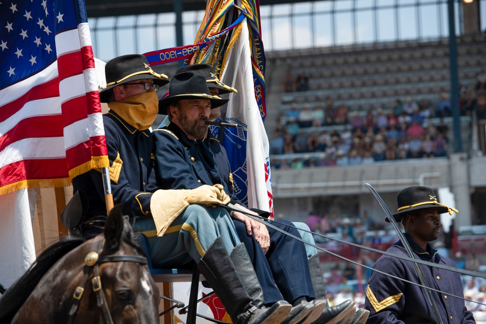 Cheyenne Frontier Days celebrates Military Monday at the rodeo