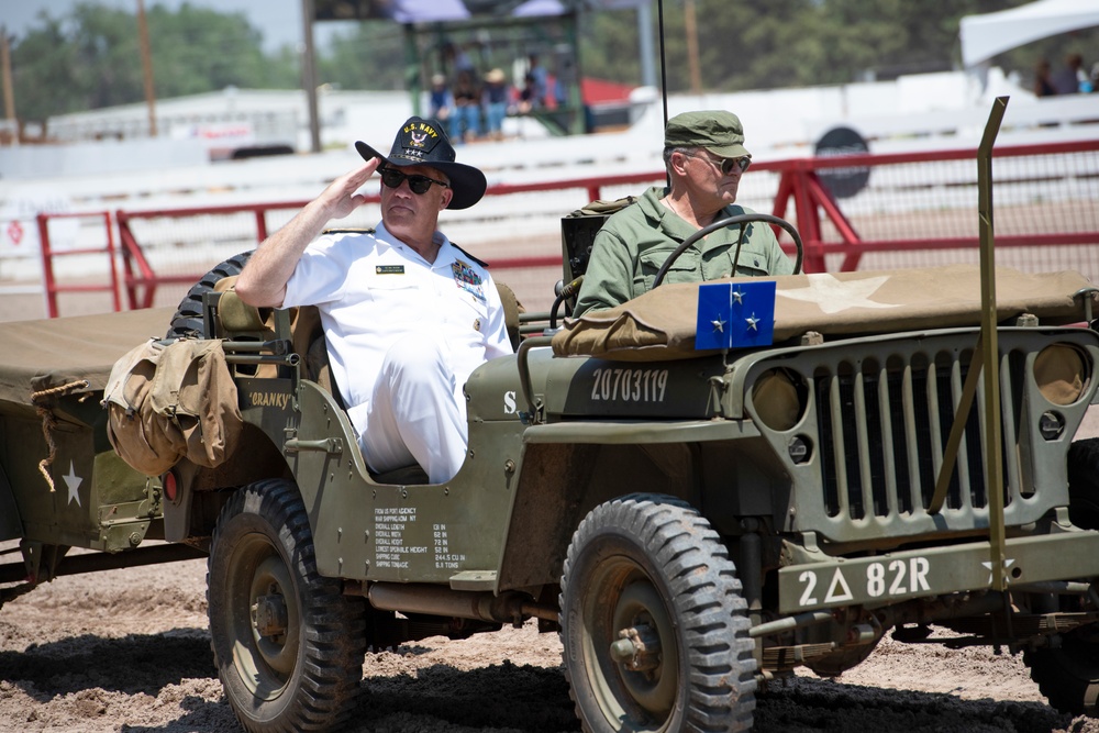 Cheyenne Frontier Days celebrates Military Monday at the rodeo