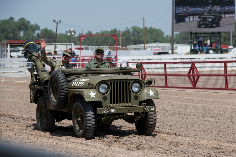 Cheyenne Frontier Days celebrates Military Monday at the rodeo