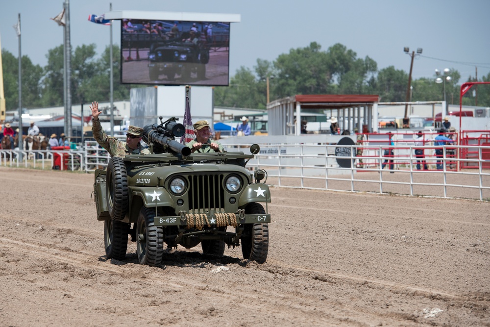 Cheyenne Frontier Days celebrates Military Monday at the rodeo