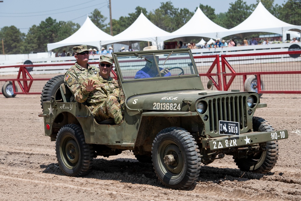 Cheyenne Frontier Days celebrates Military Monday at the rodeo