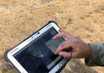 U.S. Army Explosive Ordnance Disposal technicians field test Unmanned Aerial System