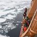 Coast Guard Cutter Healy crew member operations, during the first part of their Northwest Passage Deployment