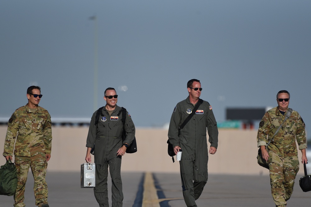 161st ARW Aircrew Step to the KC-135