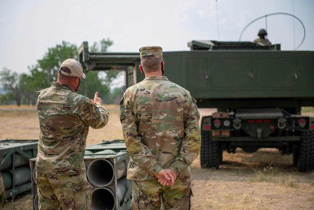 Chief of the National Guard Bureau visits the Wyoming National Guard