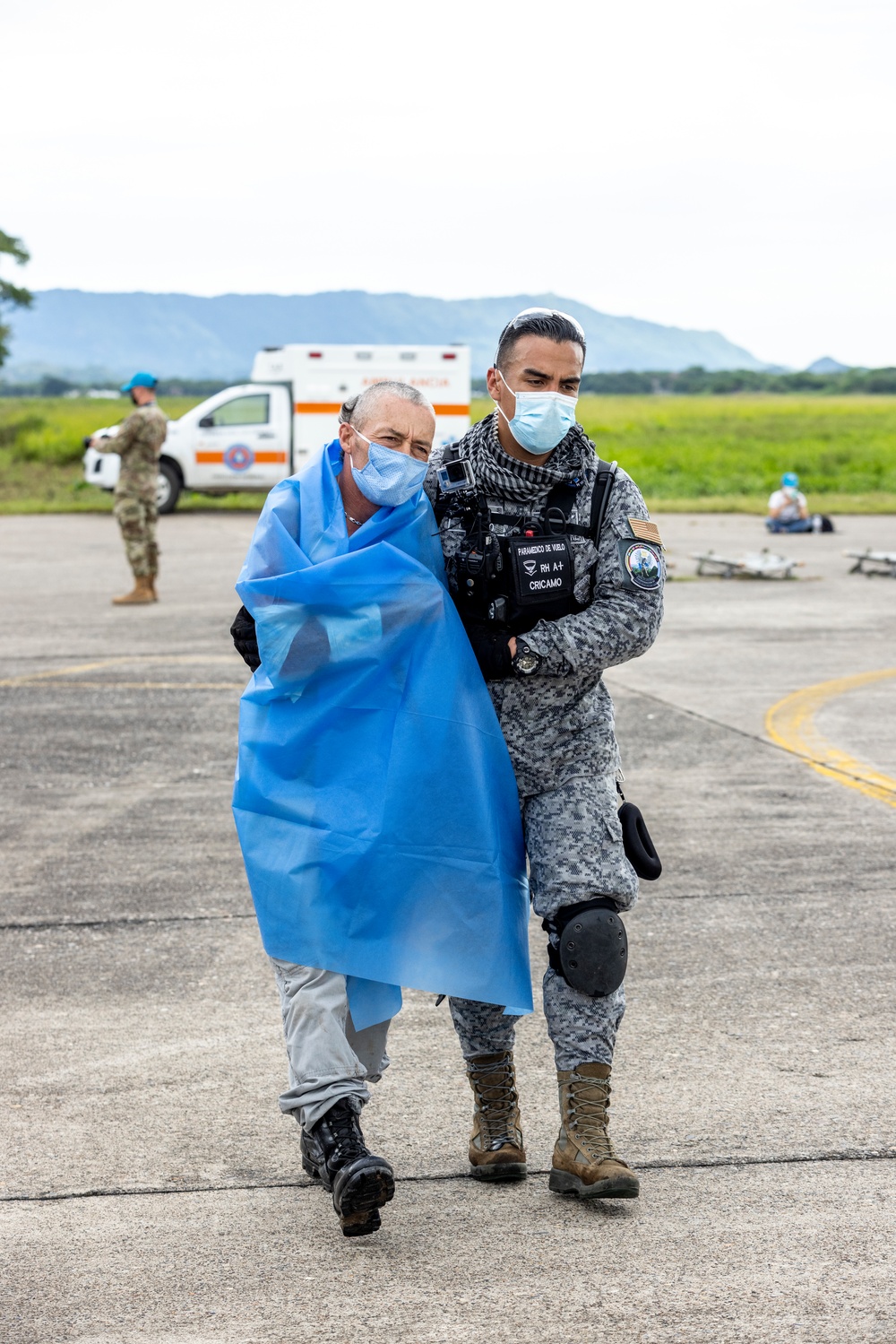 Colombian led exercise Ángel de los Andes medical operations