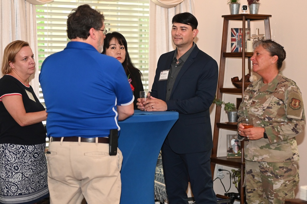 Installation commander hosts school officials