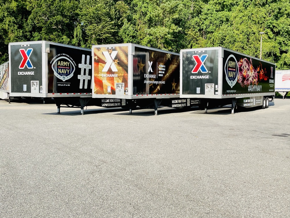 Four Custom Exchange Trailers Hit the Road to Support West Point, Air Force Academy Football