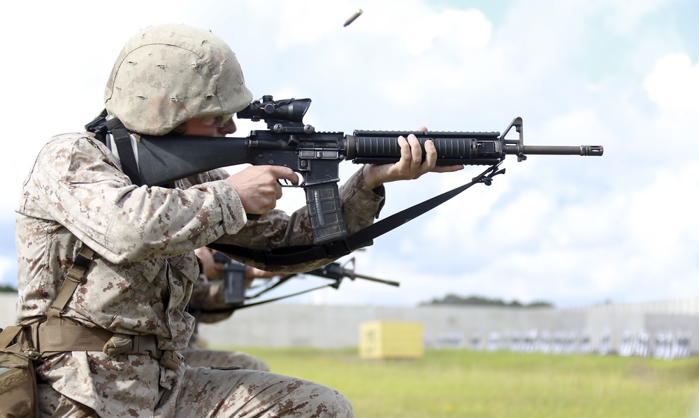 RS Lansing Recruit completes marksmanship training at Parris Island