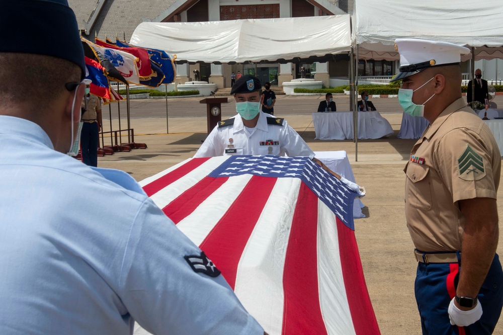 21-5LA Repatriation Ceremony