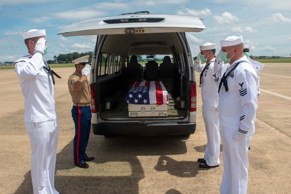21-5LA Repatriation Ceremony