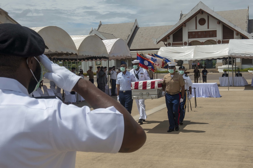 21-5LA Repatriation Ceremony