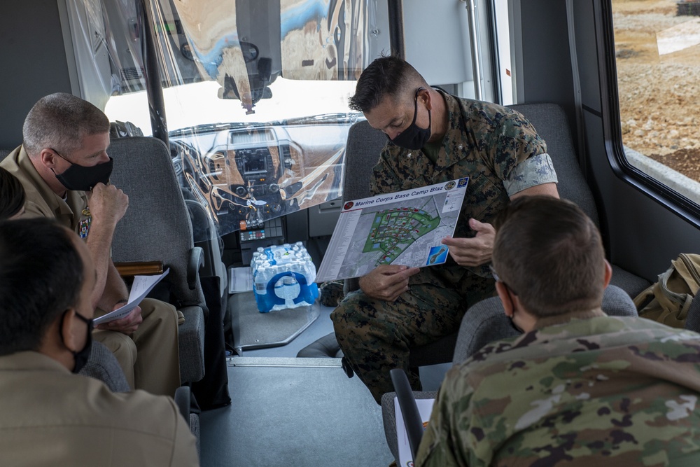 Senior DoD medical leaders visit MCB Camp Blaz