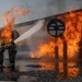 Live-fire Drill: Air Station Fire Department participate in Airport Firefighter Rescue Course