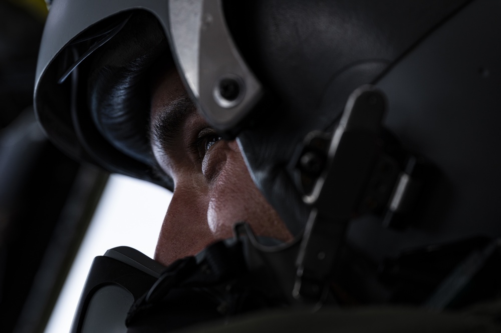 Two U.S. B-52s conducts operations in Pacific