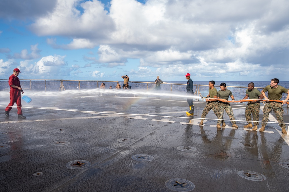 Marines, Sailors of the 11th MEU, Essex ARG participate in 3rd annual DC Olympics