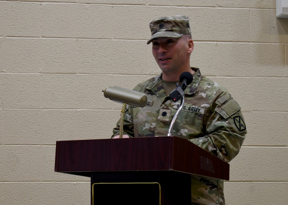New York National Guard’s 10th Mtn. Div. MCP-OD welcomes new commander