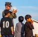 U.S. service members play with Afghan children during Operation Allies Welcome