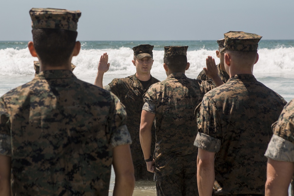 Cpl Berry's Reenlistment Ceremony