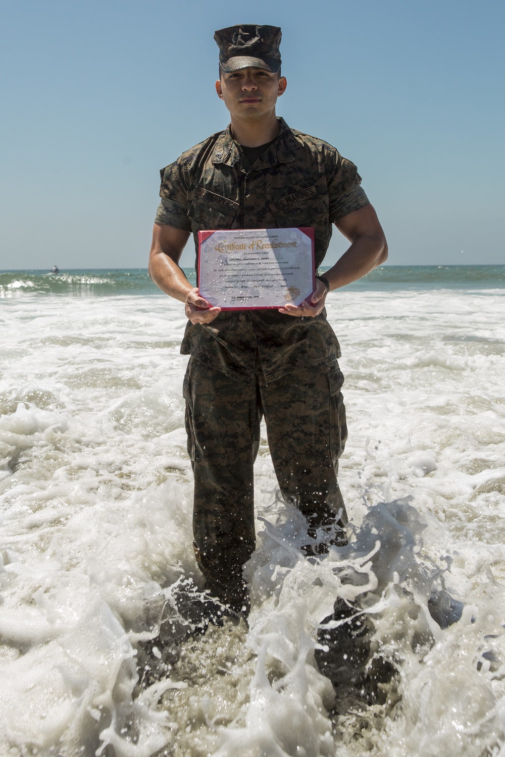 Cpl Berry's Reenlistment Ceremony