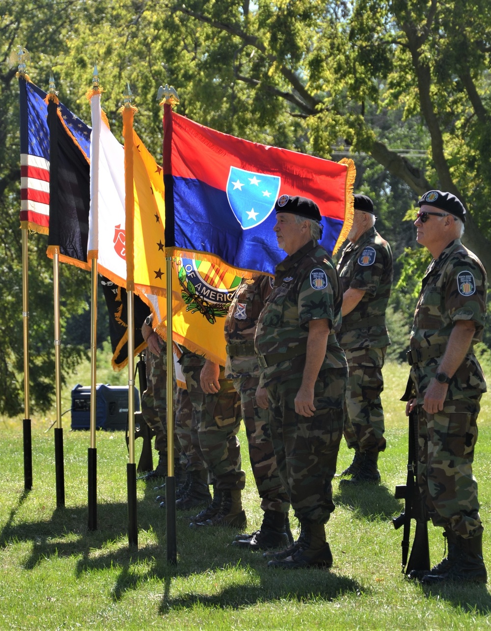 DVIDS Images Veterans of Americal Division unveil commemorative