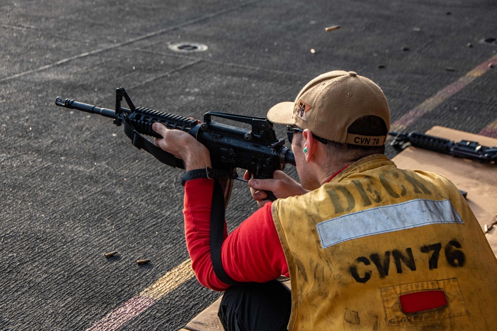 USS Ronald Reagan (CVN 76) Live-Fire Qualification