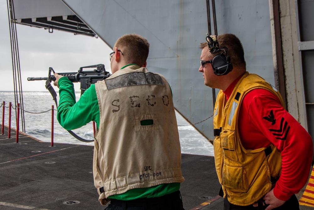 USS Ronald Reagan (CVN 76) Live-Fire Qualification