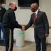 Gen. Stephen R. Lyons, USTRANSCOM commander, visits a UPS facility in Louisville