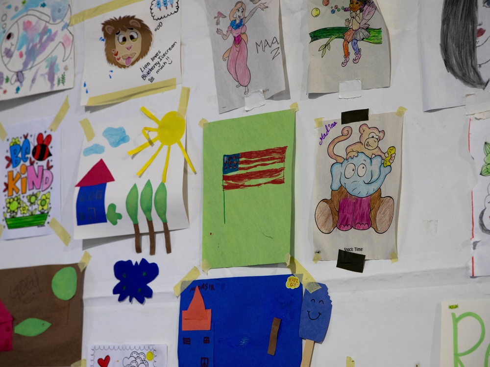 Operation Allies Welcome Opens up Children's Creativity