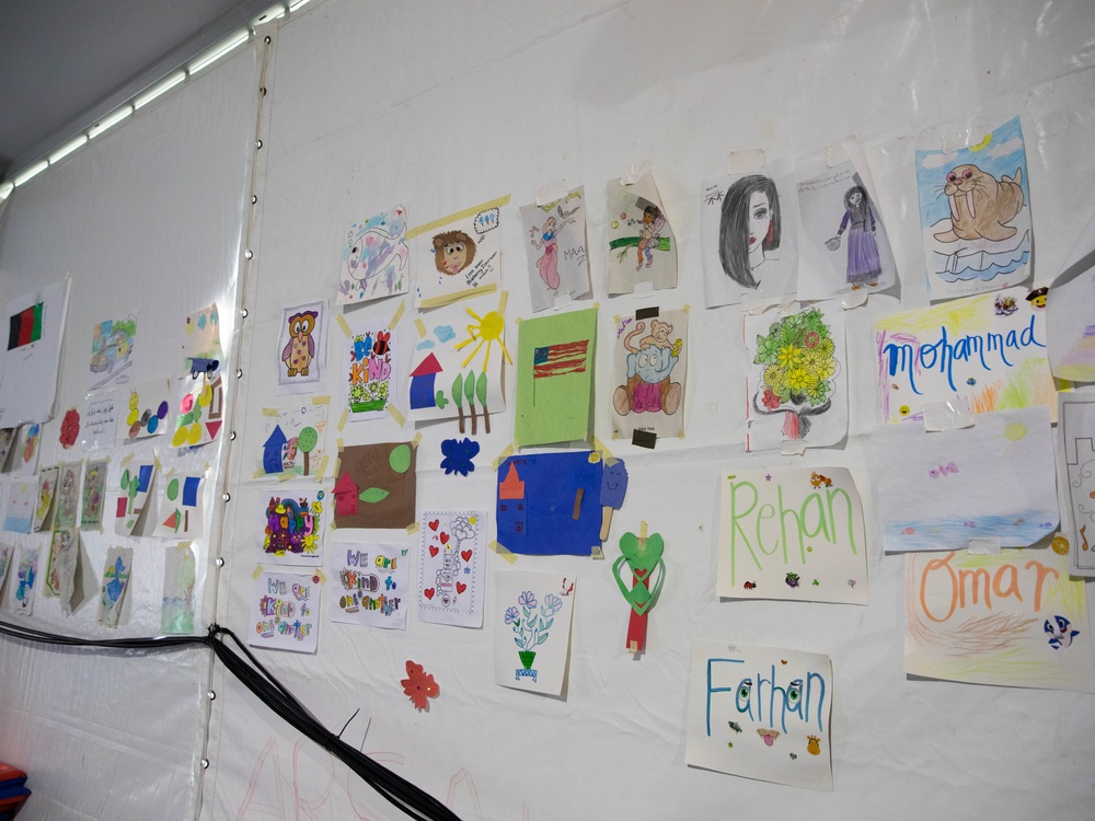 Operation Allies Welcome Opens up Children's Creativity