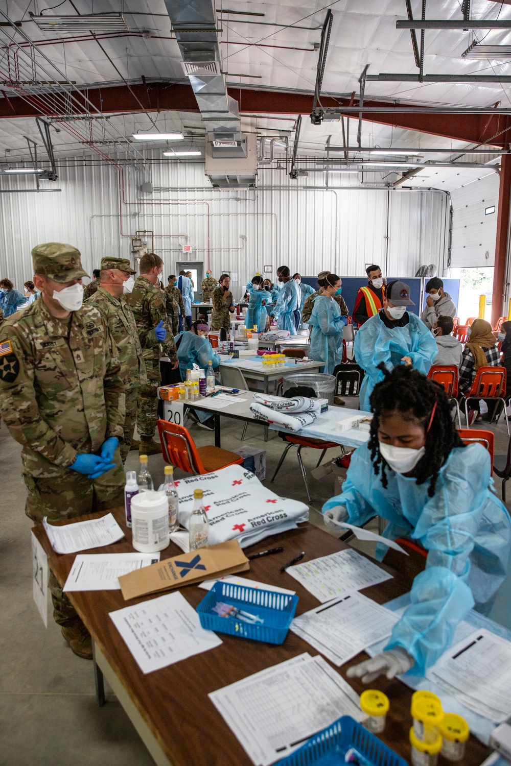 Task Force McCoy Hosts Mass Vaccination Campaign