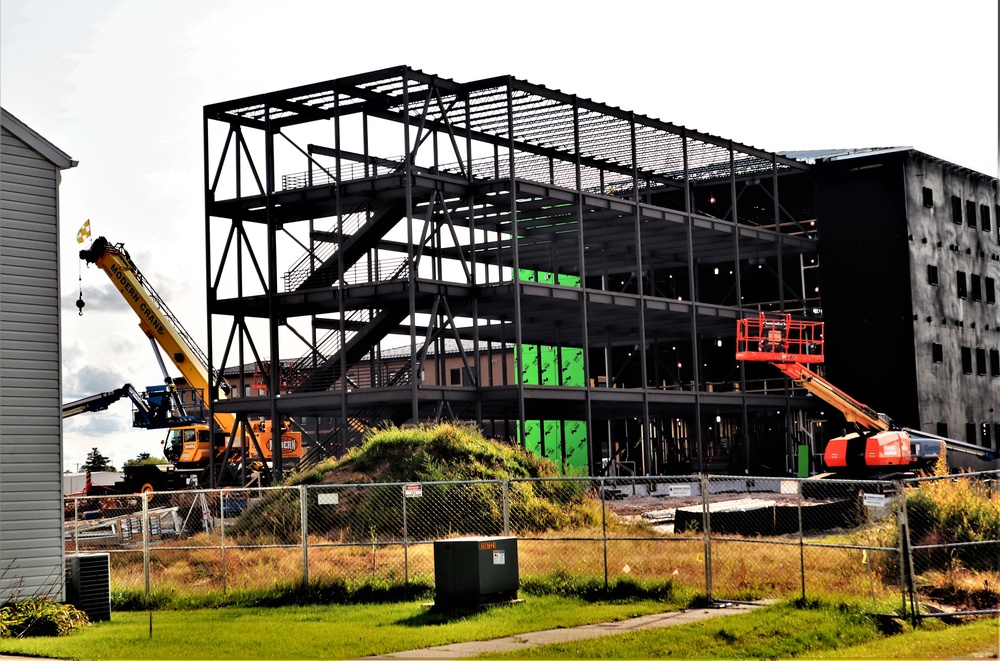 Barracks project, funded in fiscal year '20, continues at Fort McCoy