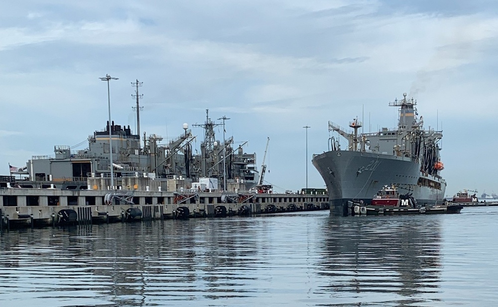USNS Patuxent, Mission Essential Crew Return to Norfolk