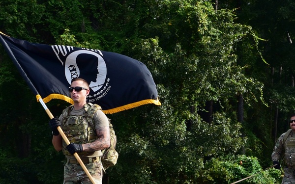MWD honor POW/MIA during ruck