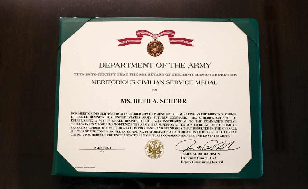 Beth Scherr Award Ceremony [Image 3 of 4]