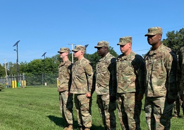 A Battery 1st Battalion, 258th Artillery awarded Hamilton Award