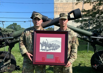 A Battery 1st Battalion, 258th Artillery awarded Hamilton Award