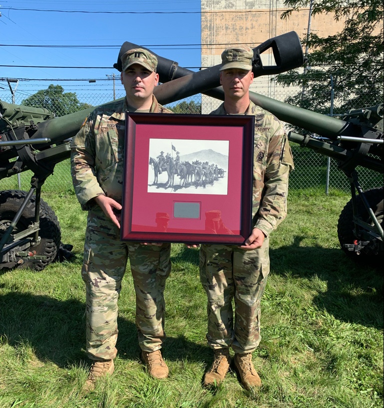 A Battery 1st Battalion, 258th Artillery awarded Hamilton Award